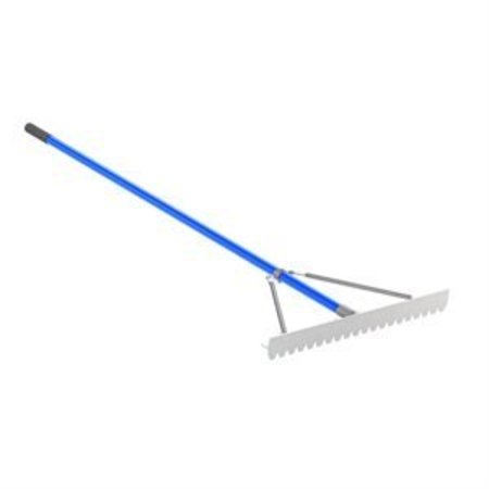 Bon Tool Asphalt Lute Rake, Aluminum 30", 6 Foot Aluminum Handle 22-987